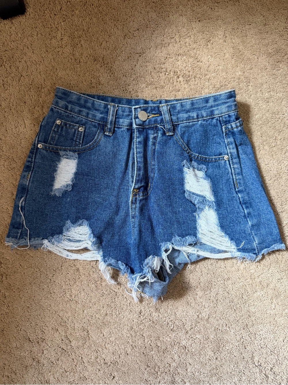 SHEIN blue denim shorts Size XS
